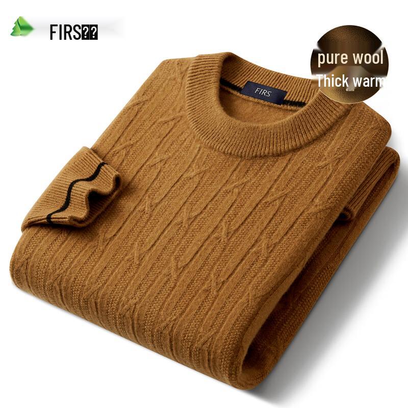 

Men s Round Neck 100% Wool Pullover Sweater 185/100A