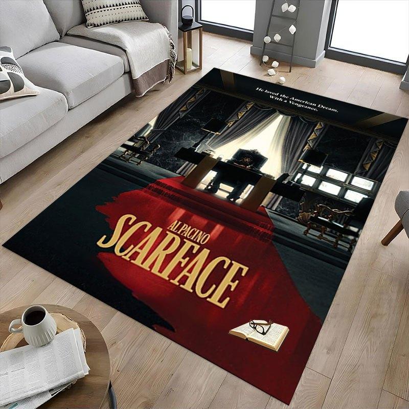 1pz Tappetino per Sedia da Ufficio Scarface Morbido, Confortevole, Per Tutte le Stagioni, Perfetto per la Casa, la Camera da Letto o l'Arredamento dell'Ufficio, Regalo Perfetto per