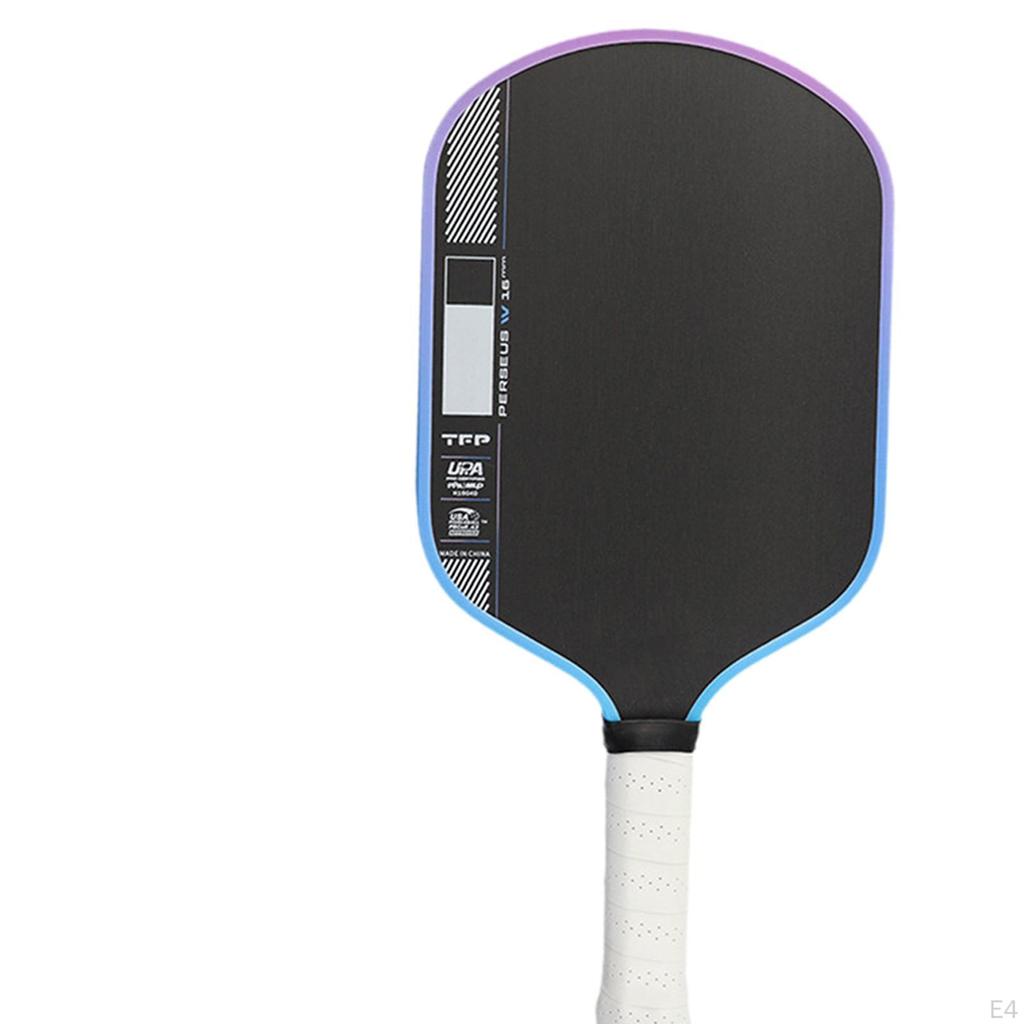 Professional Carbon Fiber Surface Pickleball Paddle for Men Women Tournament Purple Red