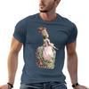 Rococo Princess Fashion Illustration Tshirt Breathable Lightweight Summer Top