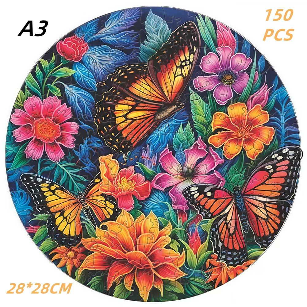 Exquisite Decoration Draw Bird Wooden Jigsaw Puzzles ideal for Adults Children DO IT YOURSELF Crafts Brain Teaser 3D Wooden Puzzle Games Learning