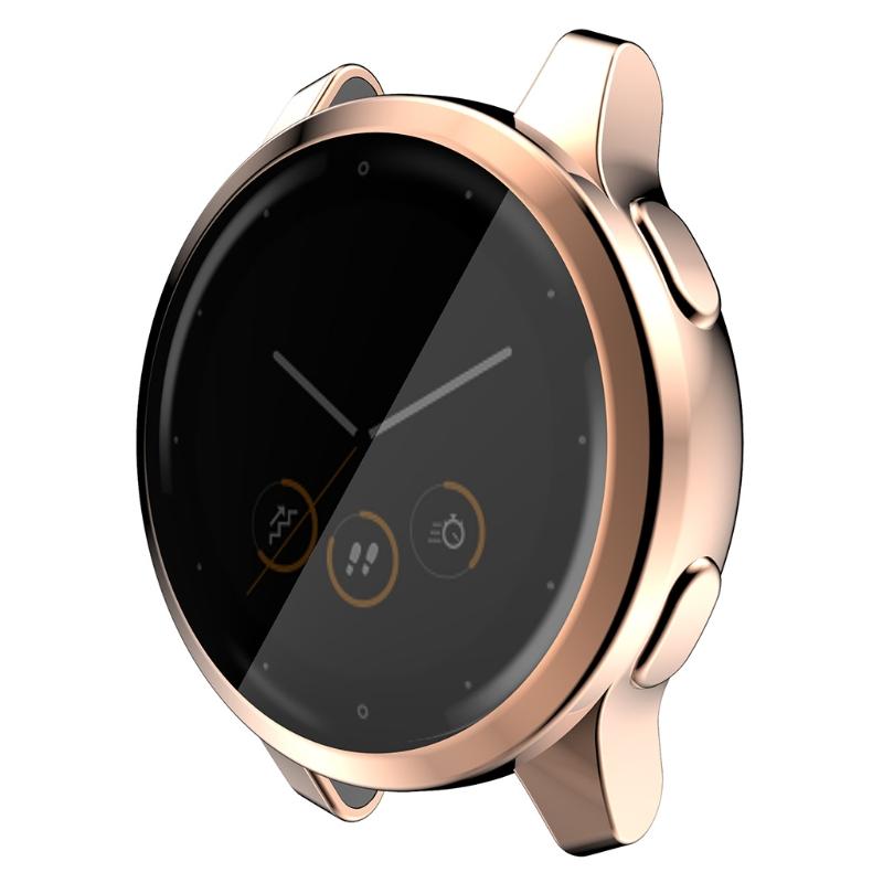 Case for  Vivoactive 4S 40mm TPU Clear Screen Protector All Around Case Overall Protective Cover