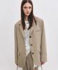 Nick&Nicole Minimal Classic Blazer Jacket_Beige