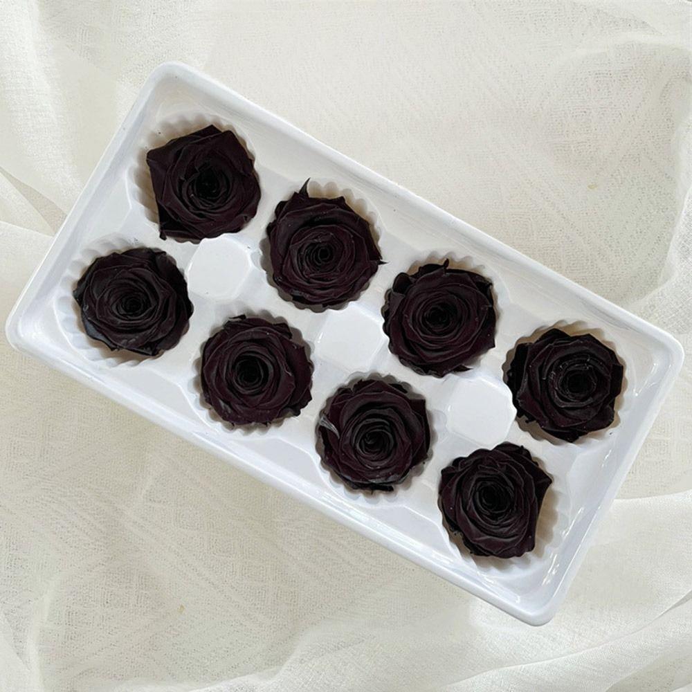 Rose DIY Long Lasting Birthday Gift Fresh Bouquet Preserved Fresh Rose Head B Grade Rose Flower