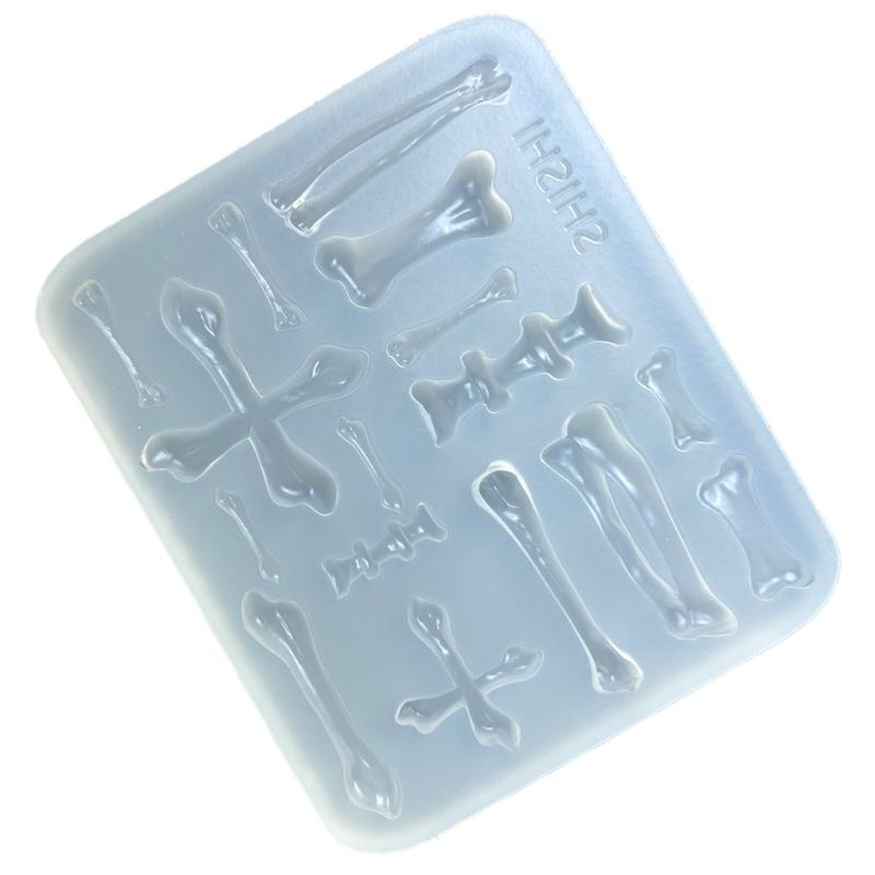 Silicone Dessert Crafting Moulds Bone Shape Clay Food Molds Reusable Baking Tool Chocolate Moulds Silicone Texture