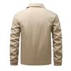 Herbstliche Pilotenjacke, Herren Casual und Modisch Reißverschluss Stehkragen Oberteil