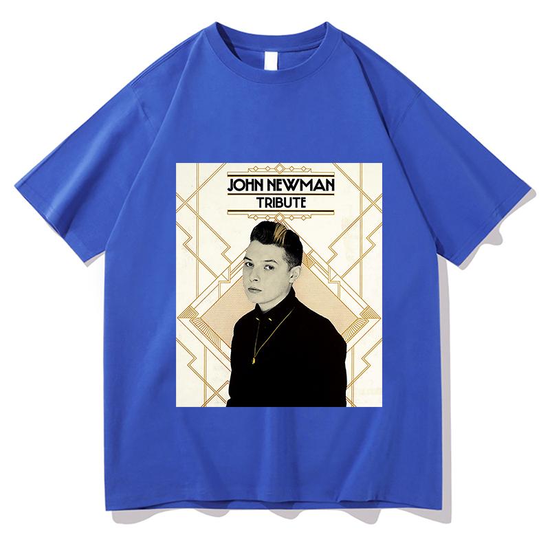 

John NewUnisex Love Me Again Tour 2026 T-shirt Summer Short Sleeve O-neck Unisexs Tshirt Streetwear Hip Hop Singer Graphic Y2K Shirt 4XL