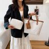 Women's Fashionable Multi-Piece Set: Large Capacity Retro Tote, Mother-Child Bag, and Underarm Bag