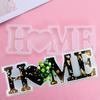 Handmade Casting Epoxy Letters Resin Mold Silicone Mould Crystal Glue Molds Jewelry Making Tool