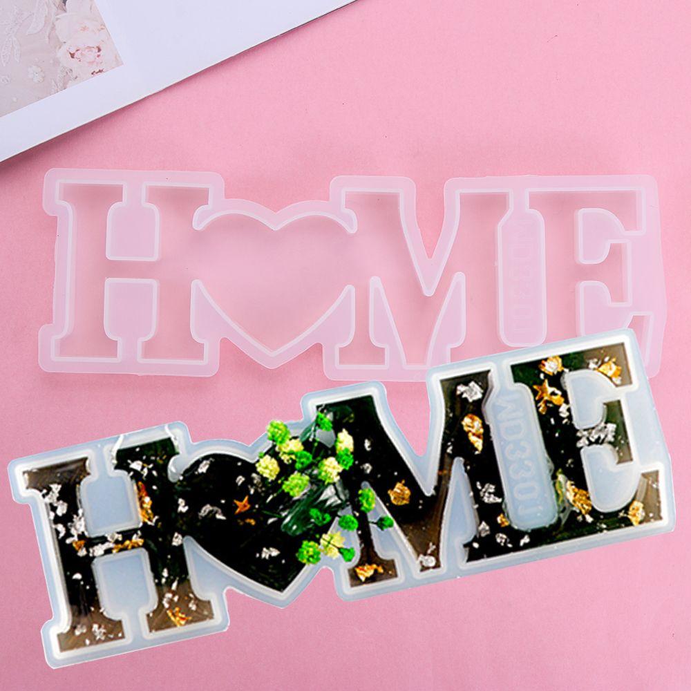 Handmade Casting Epoxy Letters Resin Mold Silicone Mould Crystal Glue Molds Jewelry Making Tool