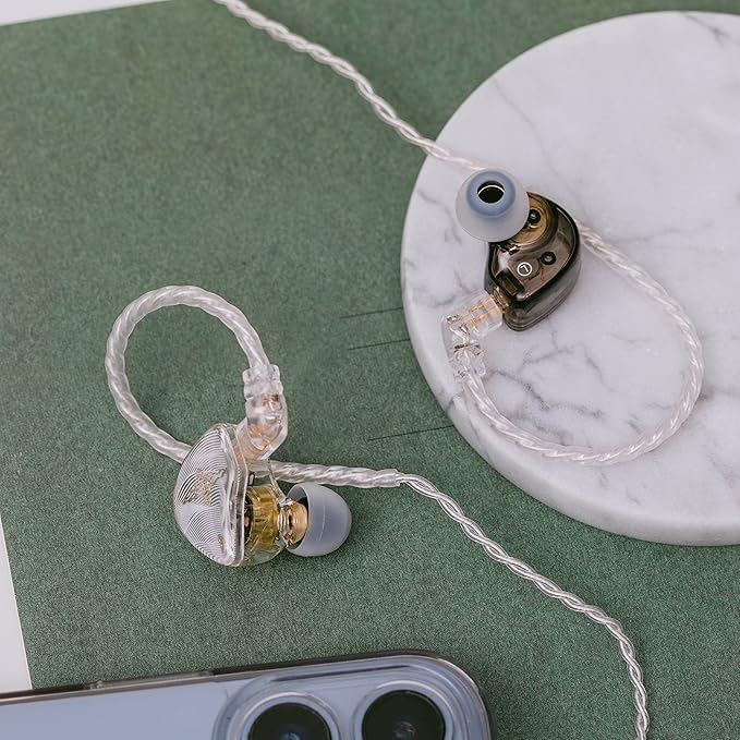 TANGZU Wan'er S.G Wired Earphones, In-Ear, Ear-Hook, High-End In-Ear Monitor with Dynamic Diaphragm, 10mm PET Dynamic Driver, Noise Cancellation,