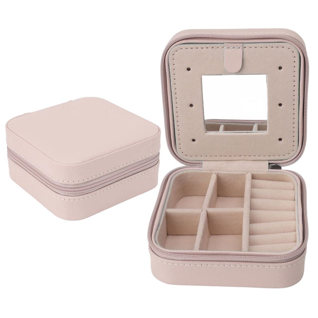 Jewelry Storage Case Travel Small Jewel Holder Multifunctional Earrings Rings Hair Accessories Box