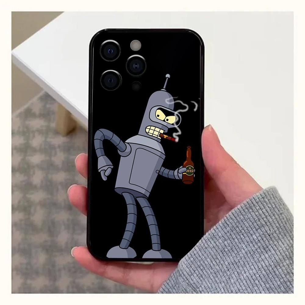 

Cartoon Futurama-a B-Bende Phone Case For Apple iPhone 15,14,13,12,11,Pro,X,XS,Max,XR,Plus,Mini Soft Black Cover iPhone11