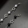 2 Pcs Bohemian Style Faux Pearl and Star Chain Bracelets
