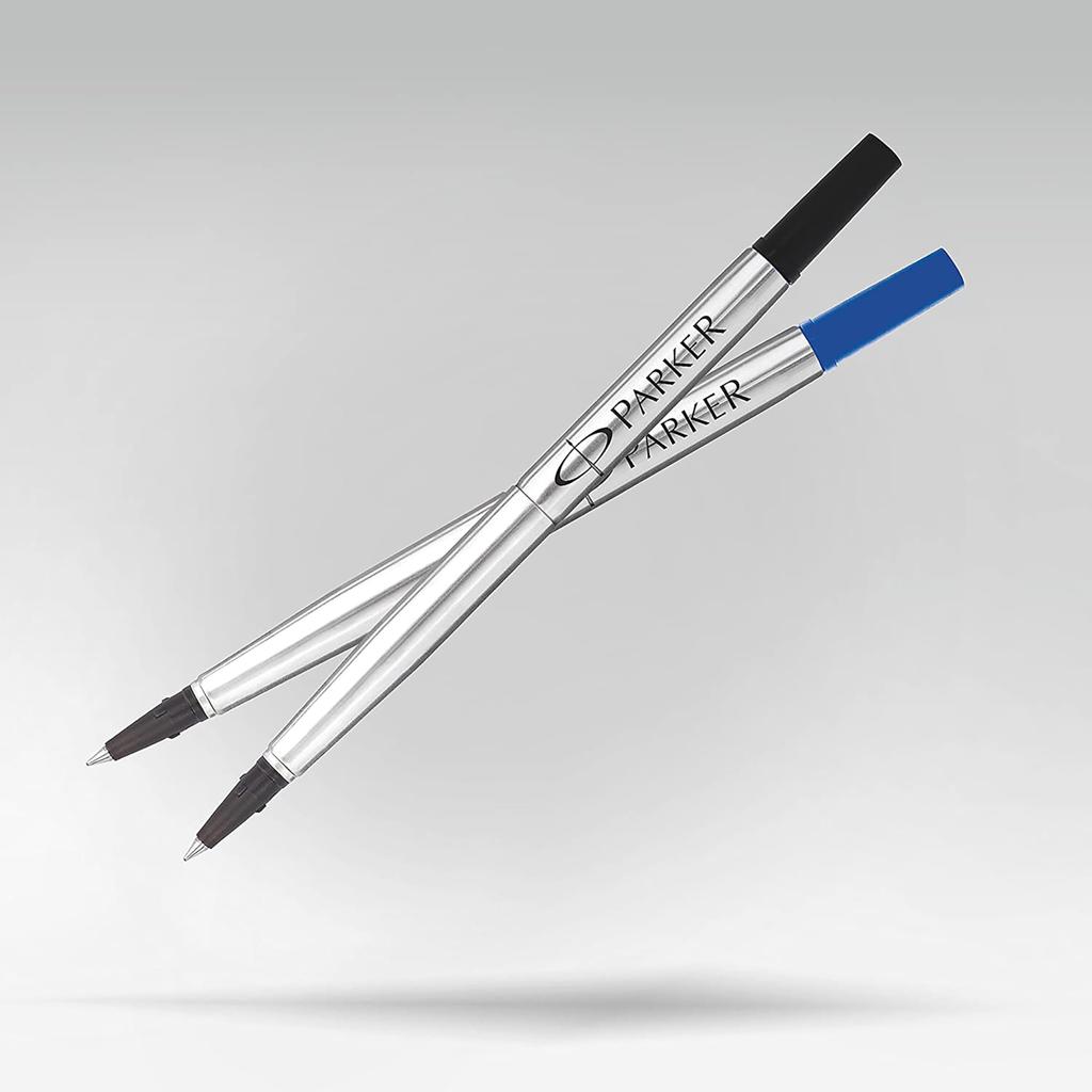 PARKER Rollerball Pen 1 Fine Point Genuine Imported 1950277 Refill, Black, piece, (F), 0.5mm, Water-based ink, Product,