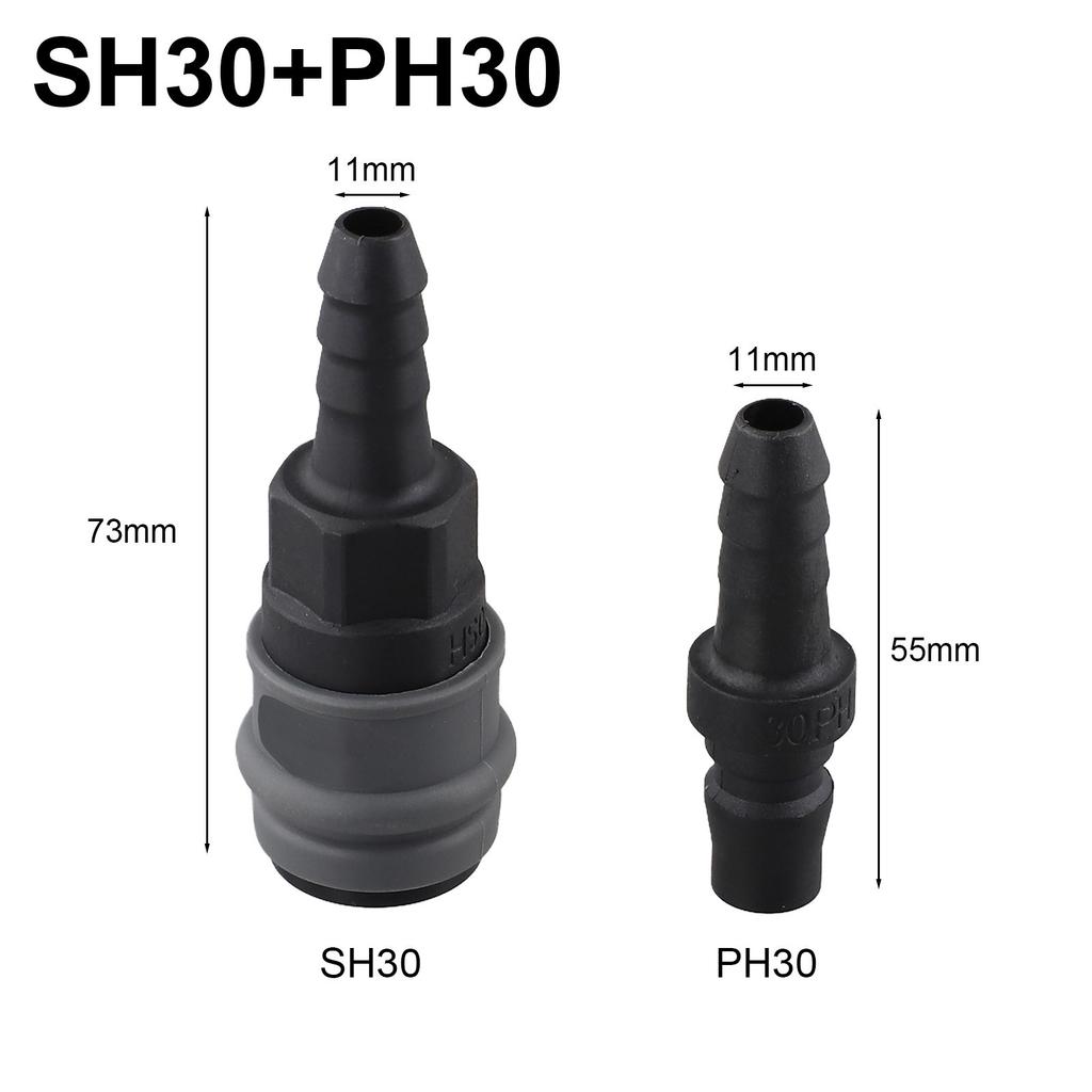 SH+PH Self-sealing Valve Pneumatic Connectors Pneumatic Fittings SP+PP