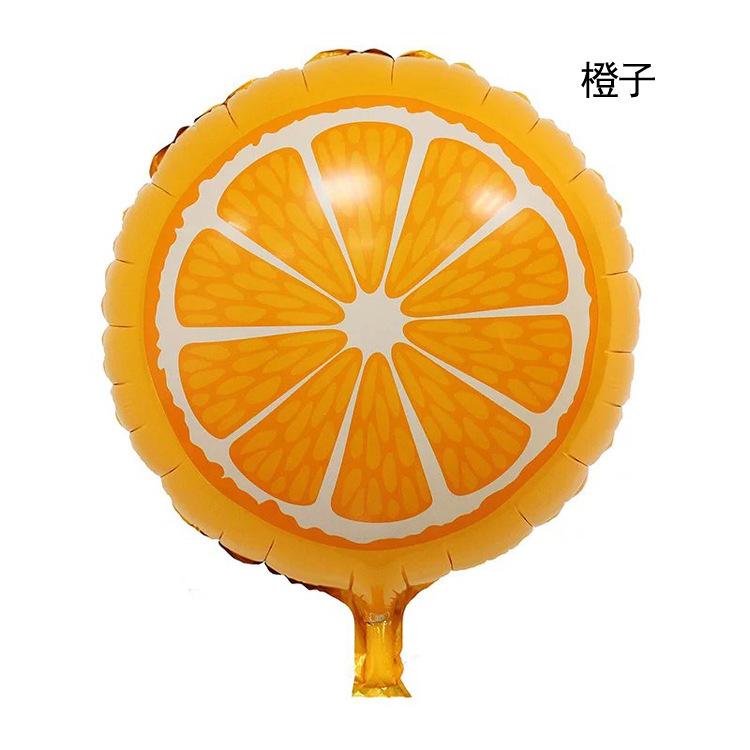 Adorable Fruit Theme Balloons Strawberry Watermelon Orange Pineapple for Nursery Birthday Decorations Outdoor  Style