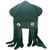 Simulation Cuttlefish Hat Funny Design Soft Fabric Comfortable Headgear For Parties And Daily Wear For Adult Kids
