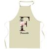 Tablier De Cuisine - Francette Lettre - Impression Bretonne - Coton Épais Résistant - Liens Ajustables