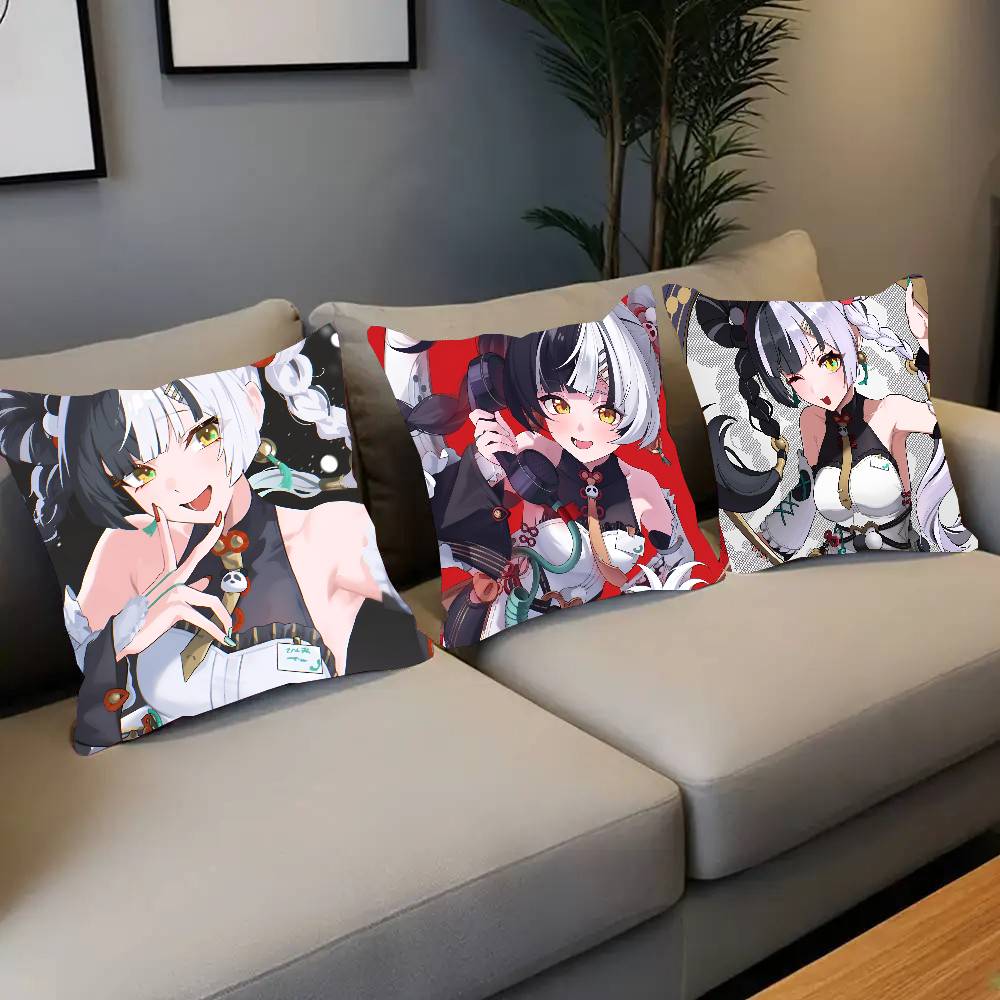 Dialyn Zenless Zone Zero Game Pillow Case Square Pillow Bedroom Sofa Leisure Comfort Cushion Car Home Decoration