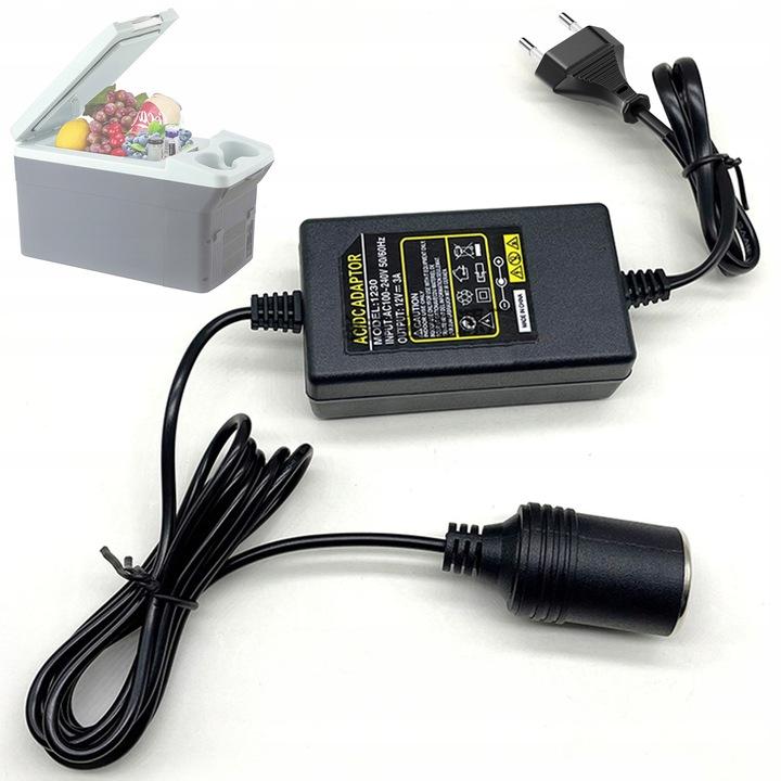 Zasilacz Impulsowy Ac 230V Na Gniazdo Zapalniczki Samochodowej Dc12V 36W 3A