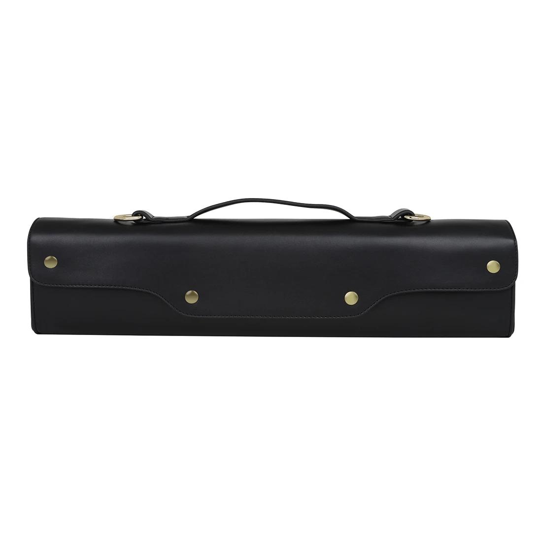 

IRIN 17 Hole Flute Case Storage Box Portable Leather Bag With Non-woven Fabric Shoulder Bag Woodwind Instrument Accessories