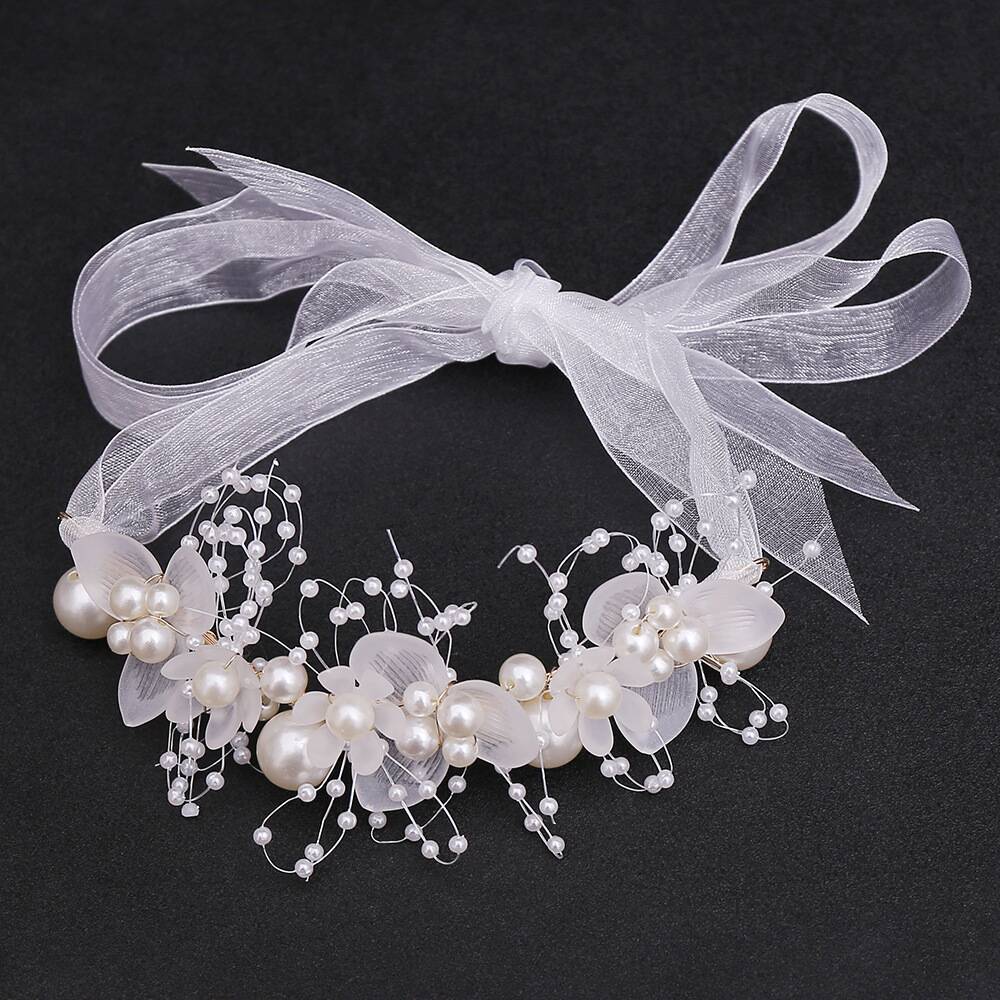 Children's Wreath Headgear Girls' Head Flower Headband Children's Crown Jewelry Korean Version Mori Girl Flower Performance Headband