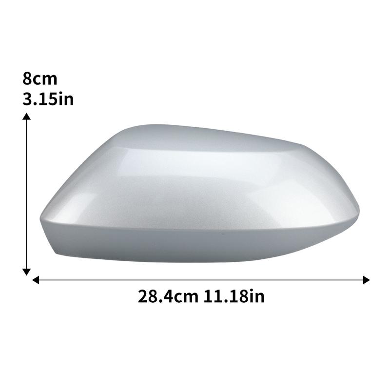 Door Mirror Cover Cap For Toyota Yaris     2024 Silver Rearview Side Mirror Housing Cover Cap Car Accessories