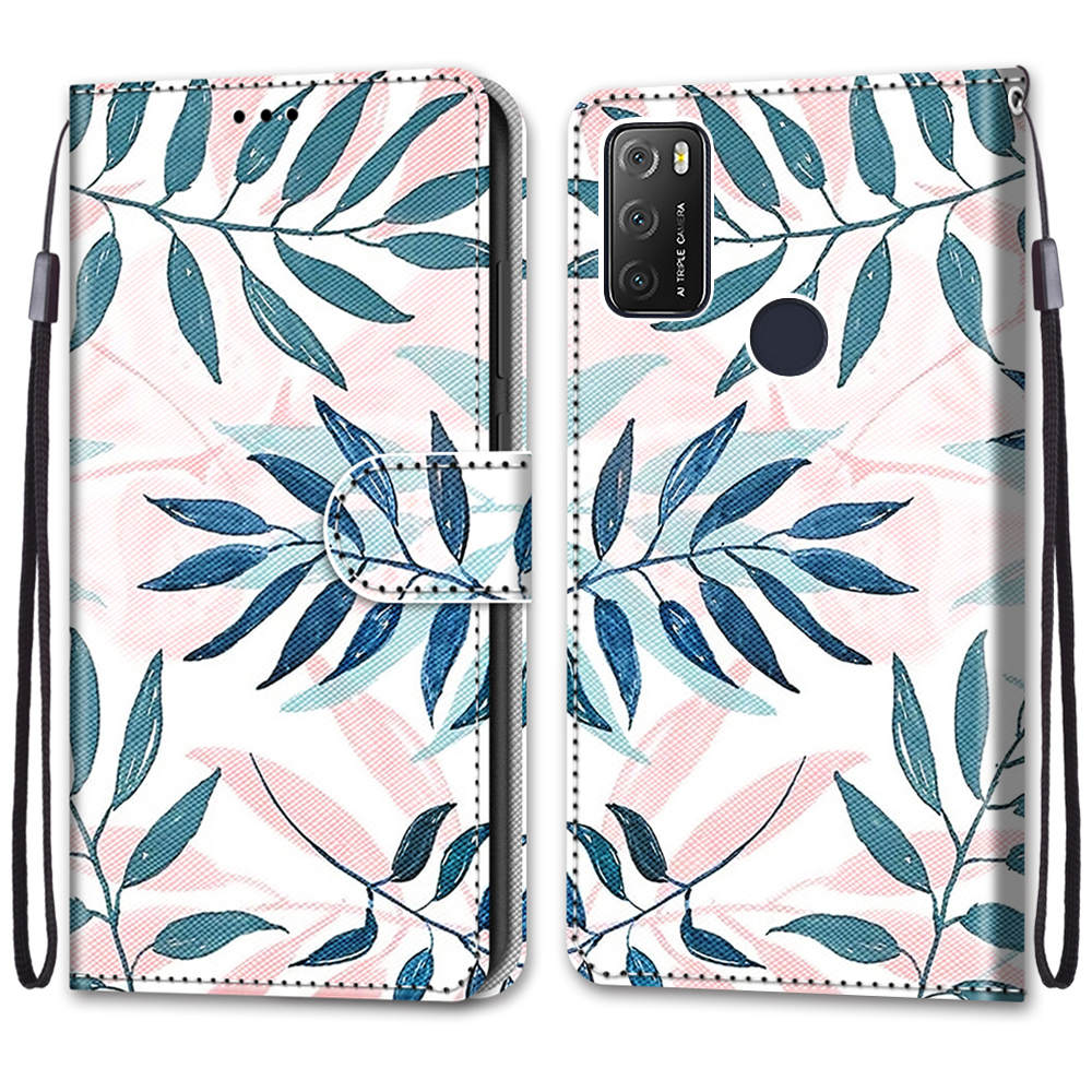 Painted Leather Flip Phone Case For Xiaomi Poco C40 M5S Redmi 9 9A 9C 9T Lion Cat Butterfly Wallet Card Holder Stand Book Cover