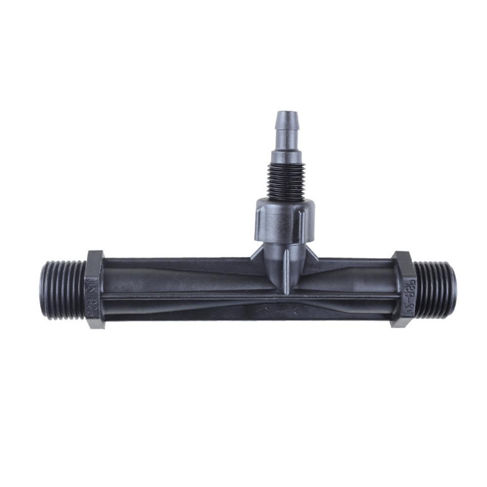 1/2" 3/4" 1" Venturi Fertilizer Injector Male Thread Irrigation Drip Device Black Ozone Injector