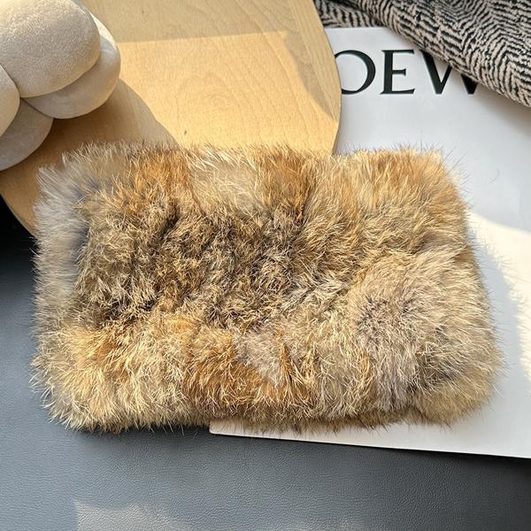 Women Handmade Stretch Real Rabbit Fur Scarf Knit Genuine Rex Rabbit Fur Headbands Girls Natural Rabbit Fur Ring Scarves