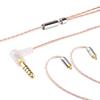 LINSOUL TRIPOWIN Karen Earphone Cable with 2.5mm3.5mm4.4mm Gold-Plated Plugs and QDCMMCX0.78mm 2-Pin Connectors (MMCX, 4.4mm Plug)