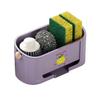 Yousheng Sponge Holder Drain Storage Rack Large Capacity Rust-Resistant Multi-Functional Kitchen Organizer Sink Caddy