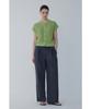 Bobeu One-Tuck Pleated Wide Chino Pants_Charcoal 7156230001