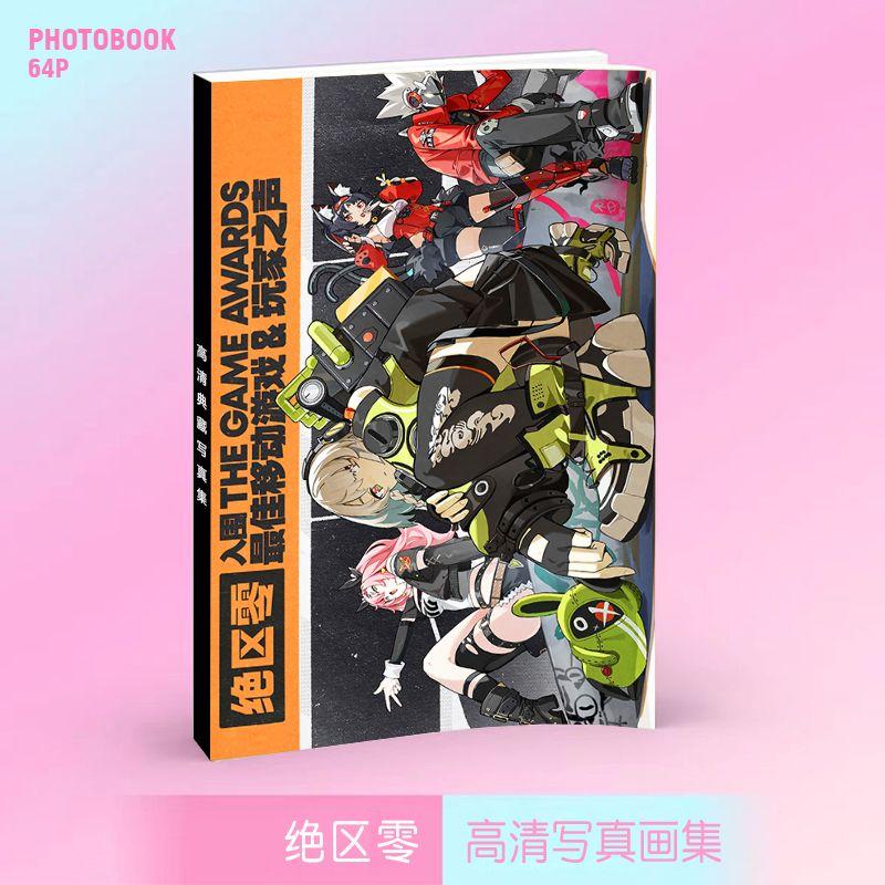 Zenless Zone Zero Book Art Collection Illustrations Artwork Album Character Role Photos Manhwa Comic Cartoon 14x21cm 64 Page 1pc book