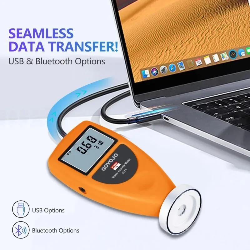 Digital Water Activity Meter GY1 Food Water Activity Tester High Precision 0aw~1.0aw Food Bread Portable Water Activity Meter