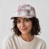 Adjustable Peaked Caps Retro Plaid Sunshade Hats Fashionable Baseball Hats  Women