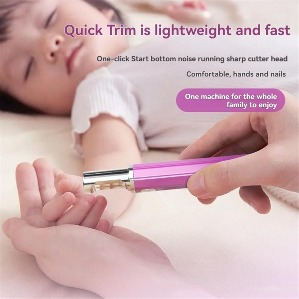 Electric Nail Clippers Sharpener USB Rechargeable