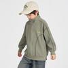Boys' Stand-Collar Waffle Knit Casual Jacket