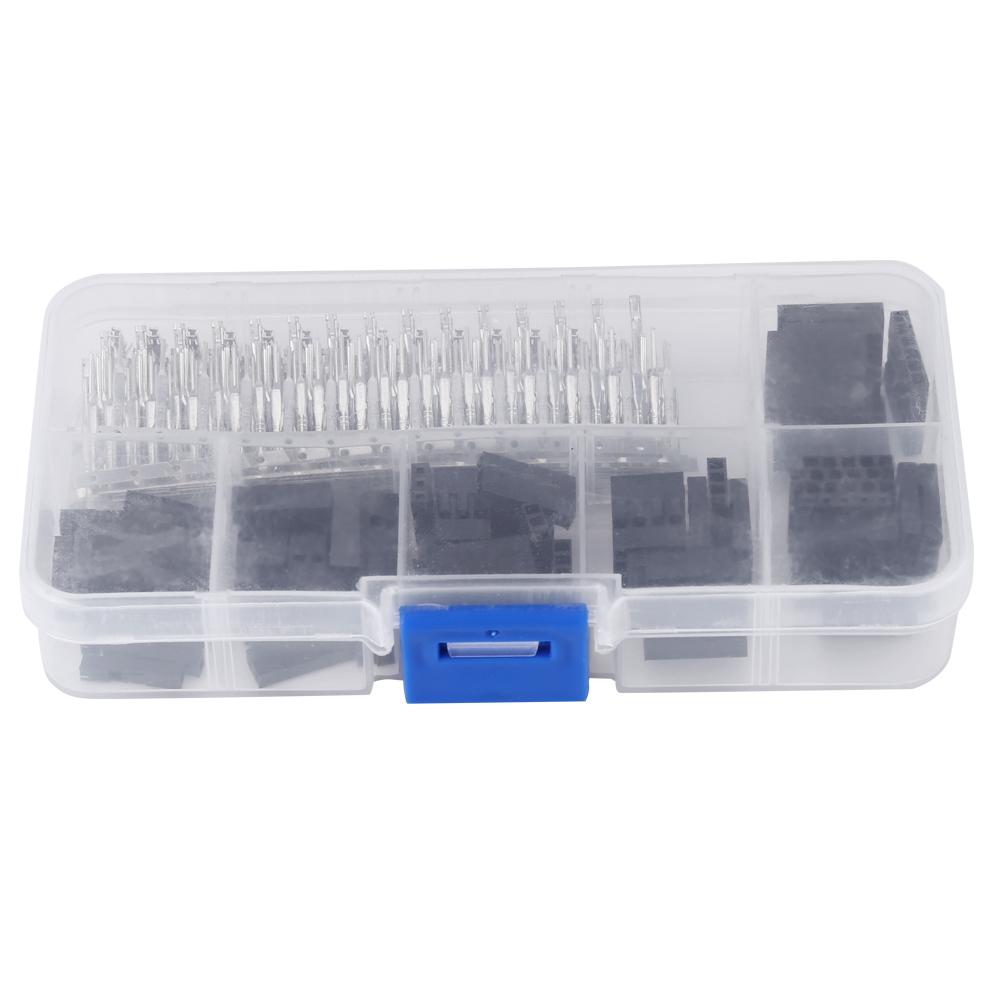 

370pcs Wire Jumper Pin Connector Housing Terminal Kit and MF Crimp Pins