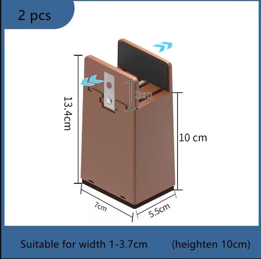 4 Pcs/lot Furniture Leg Height Lncreasing Foot Pad Sofa Leg Height Protection Pad Tea Table Dining Chair Height Increasing Prote