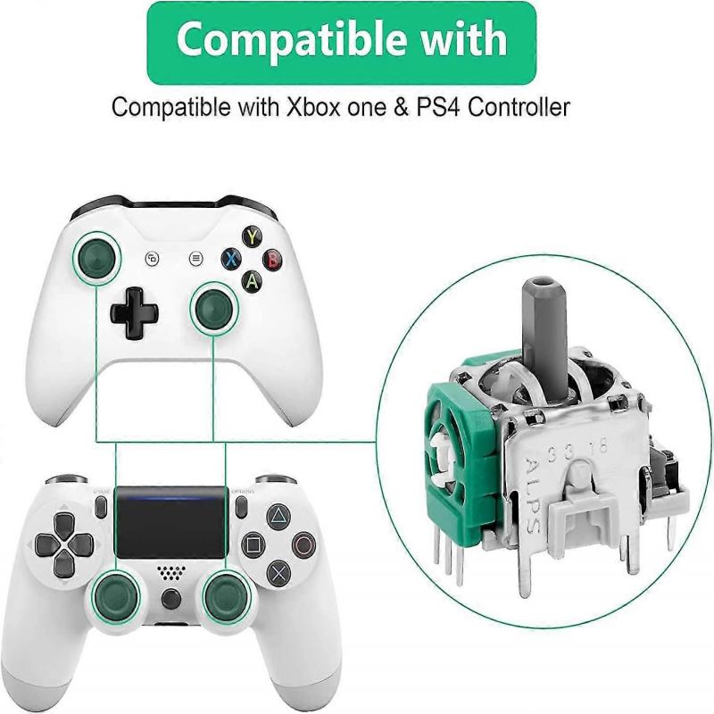 3D Joystick Module, 6pcs 3D Analog Joystick for PS4 Dualshock 4 Xbox One Controller Xbox Elite Wireless Controller