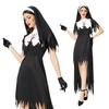 Halloween Kostüm Cosplay Nonnenkostüm Crossdress Bühnenauftrittskostüm