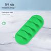 Multi-Hole Self-Adhesive Cable Organizer and Power Cord Holder