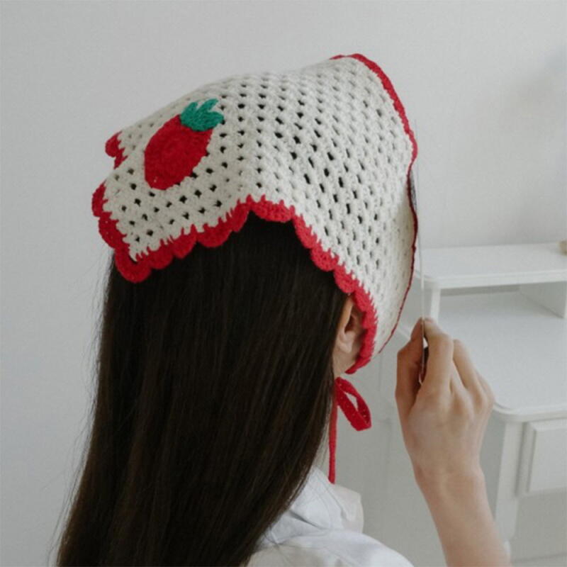 Women's triangle wave cute scarf