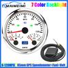 3 IN 1 Multi-Meter 85mm GPS Speedometer+Fuel Level Gauge+Voltmeter with High Beam Turn Light 120KMH,120MPH for Car Boat Yacht