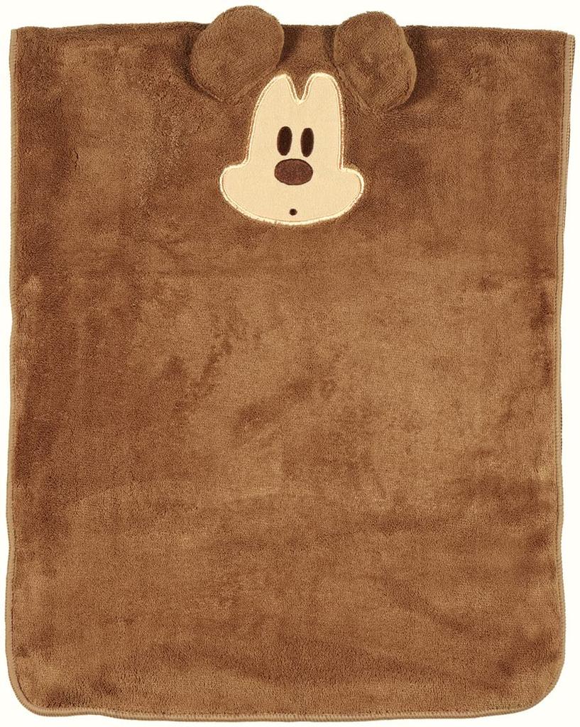 Skater Gift Set Drying Hooded Bath and Disney Mickey Mouse Design 2-Piece (Hair Towel, Poncho, Quick-Drying Towel) (SET1067)