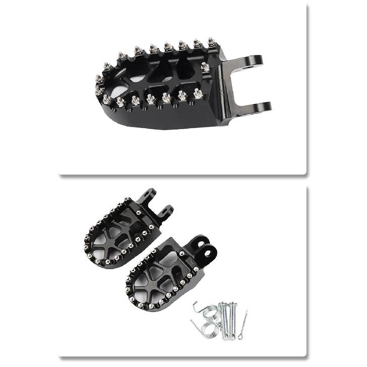 Fußrasten Fußrasten Pedal Fußrasten Für Honda CR 80 85 R CRM 250 XR 400 R CRF 230 1000 L DTC Für KAWASAKI KLX 250 S 300 R KLR 650