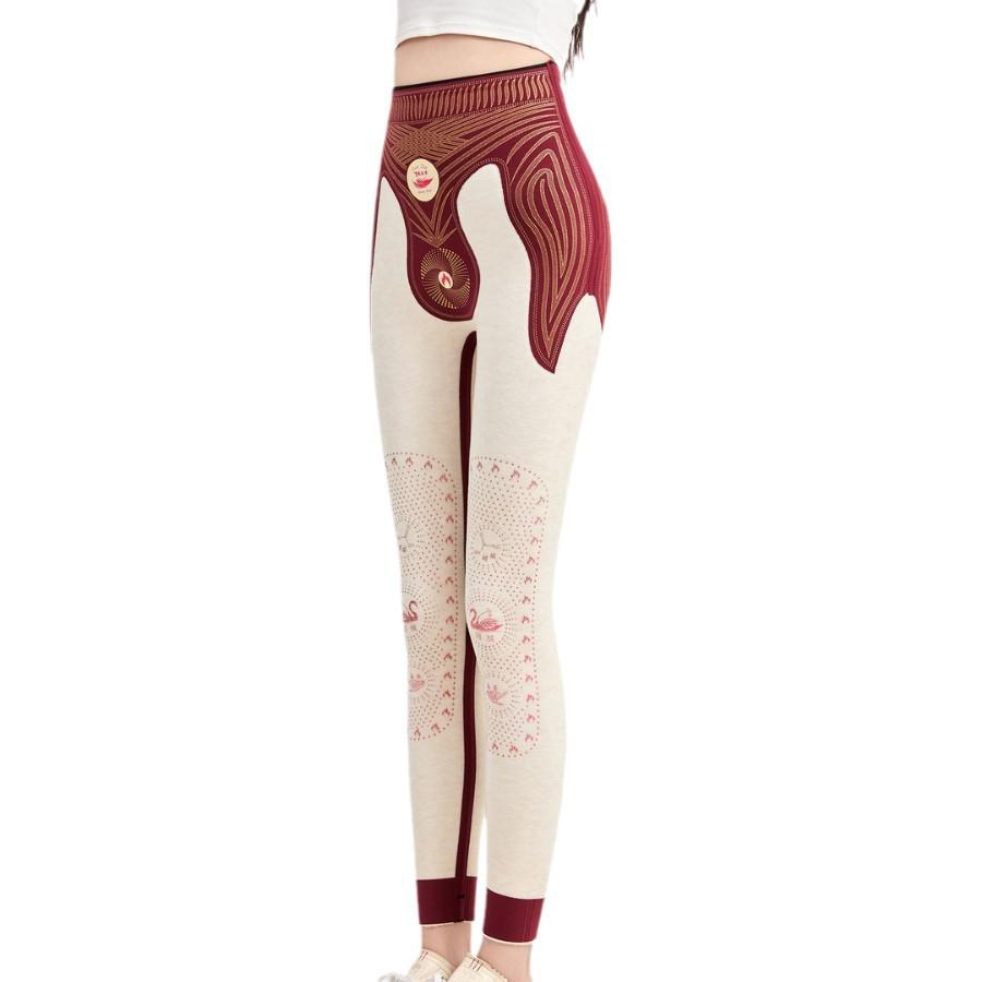 "Free Shipping: Velvet Barbie Bandage Pants - Autumn/Winter Warmth with Shaping Shark Design"