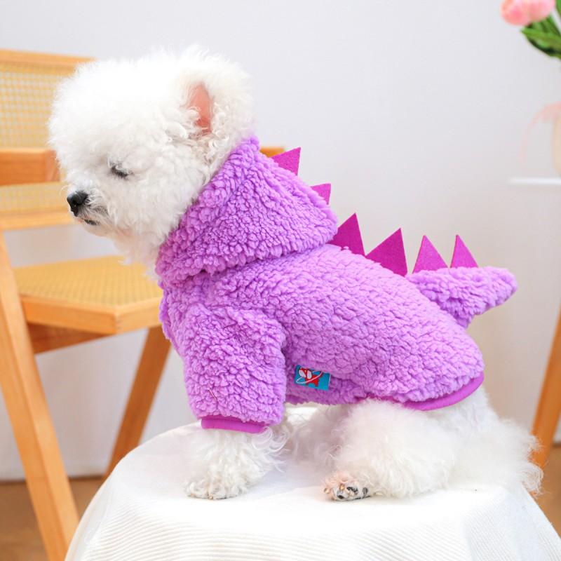 Pet Costume Halloween Dinosaur Outfit Small Medium Dogs Cats Comfortable Two-Legged Dress Fall Seasonal Party Wear